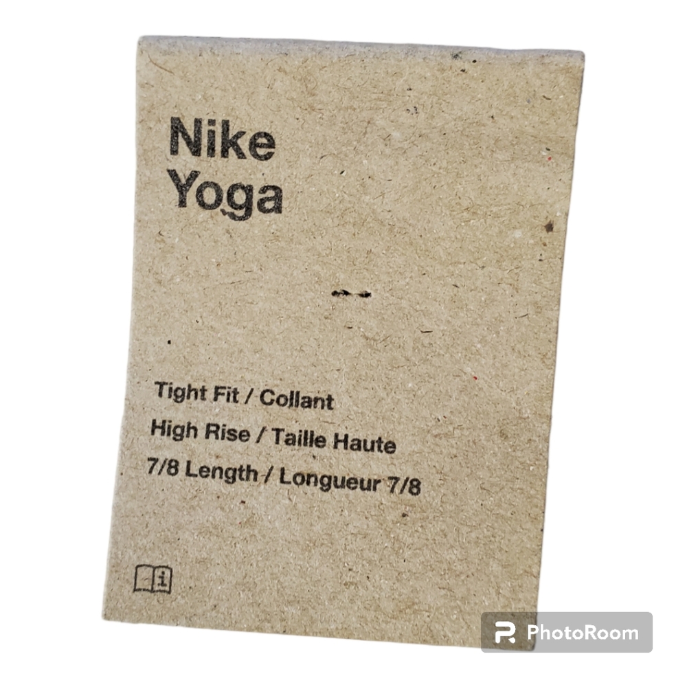 Nike yoga tight fit midrise 7/8 tye dye legging blue - Picture 6 of 7